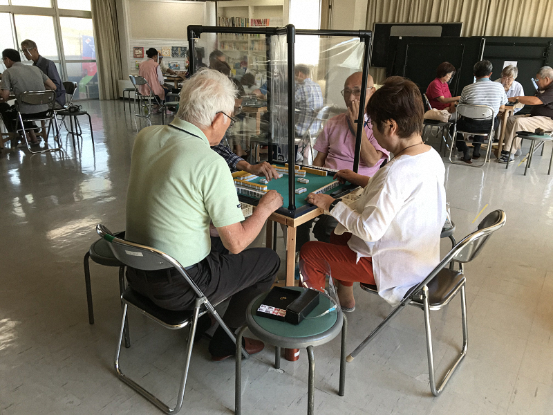台へのシールド設置